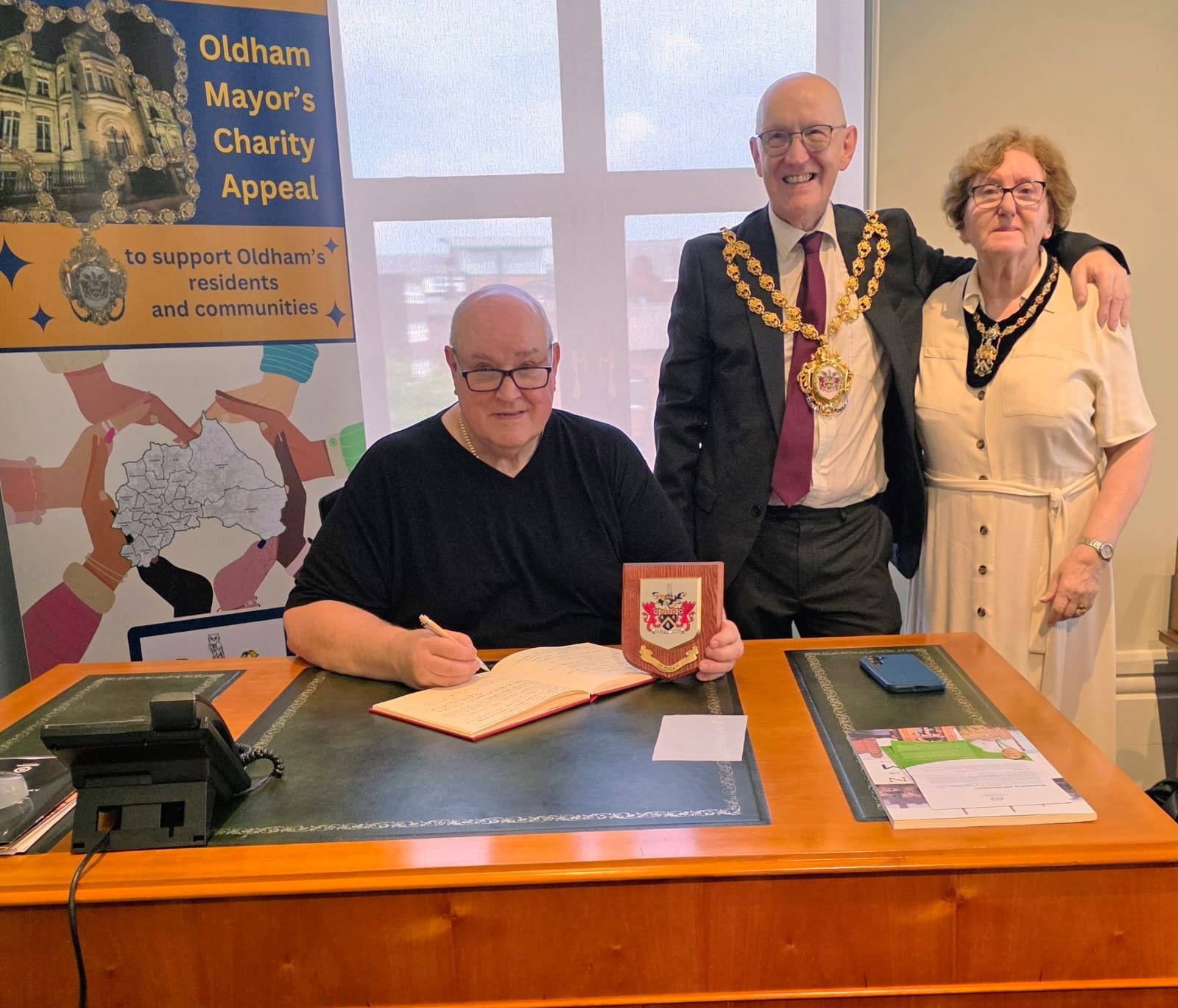 Ju-jitsu Students And Teachers Meet The Mayor